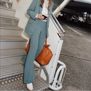 NWT Zara blue lavender full-length menswear style pants